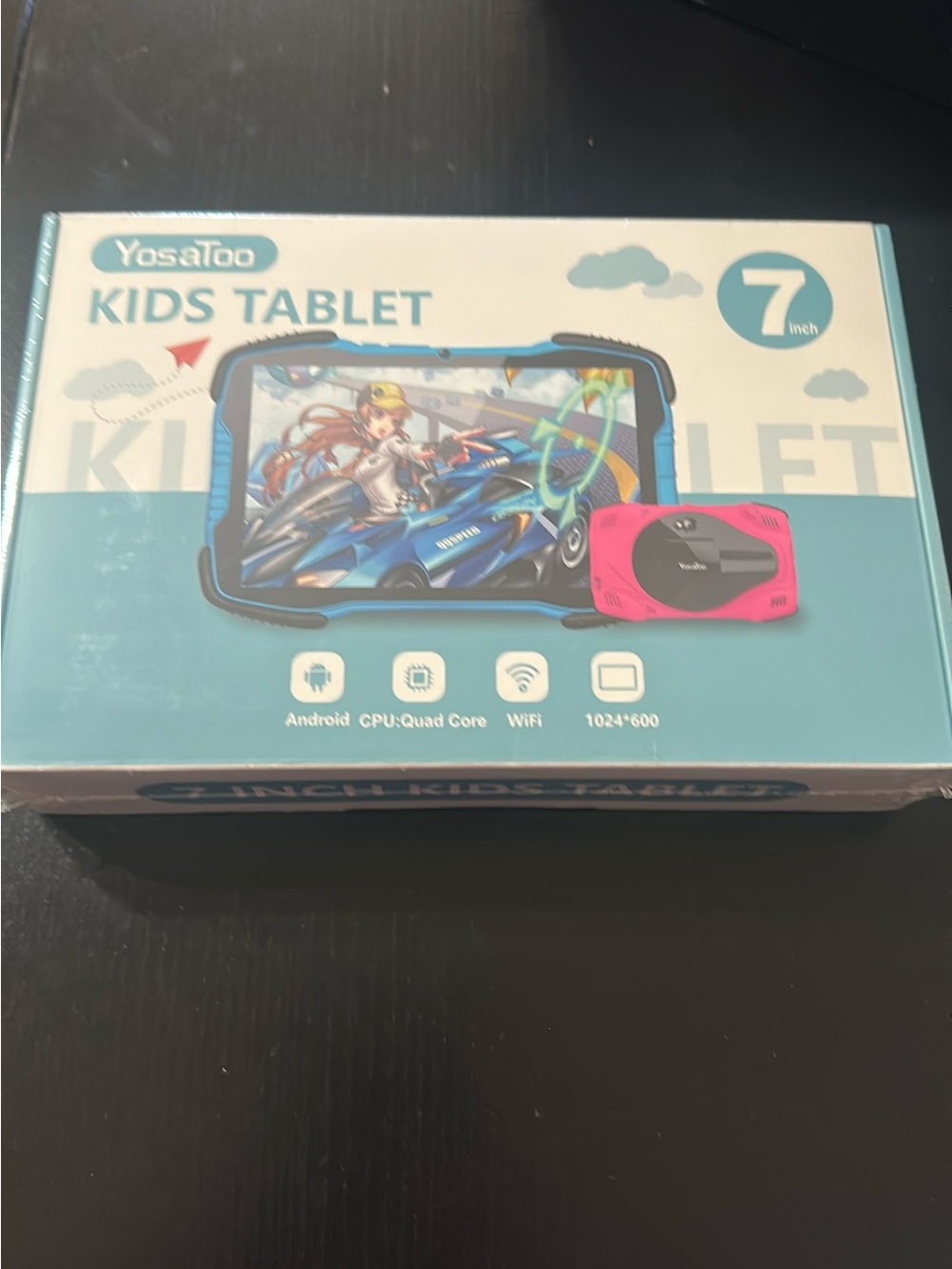Kids Tablet 7-inch Pink. Child-Friendly Android Tablet